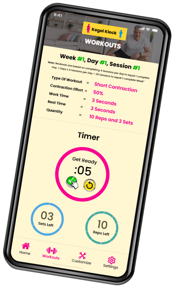 Klock Dashboard with color countdown cues